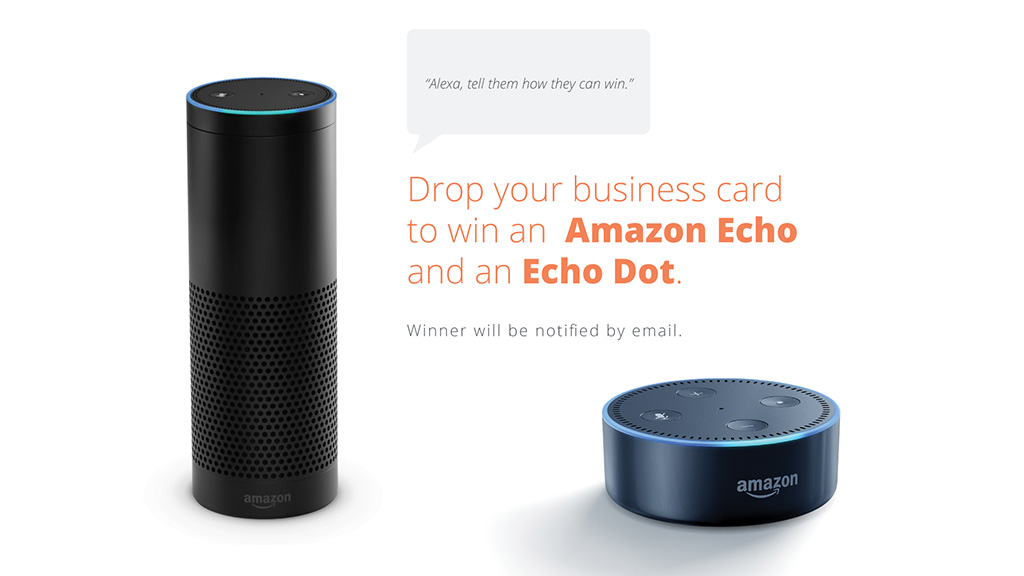 Enter for your chance to win an Amazon Echo