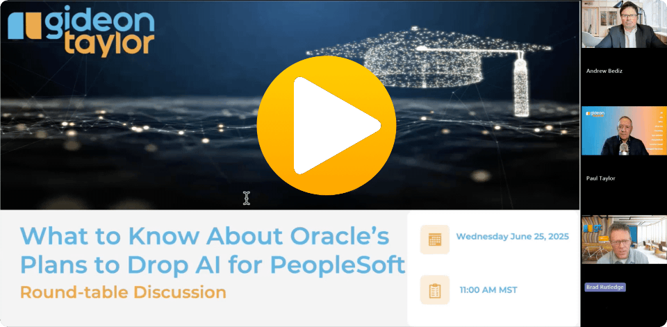 Oracle's Plan to Drop AI for PeopleSoft